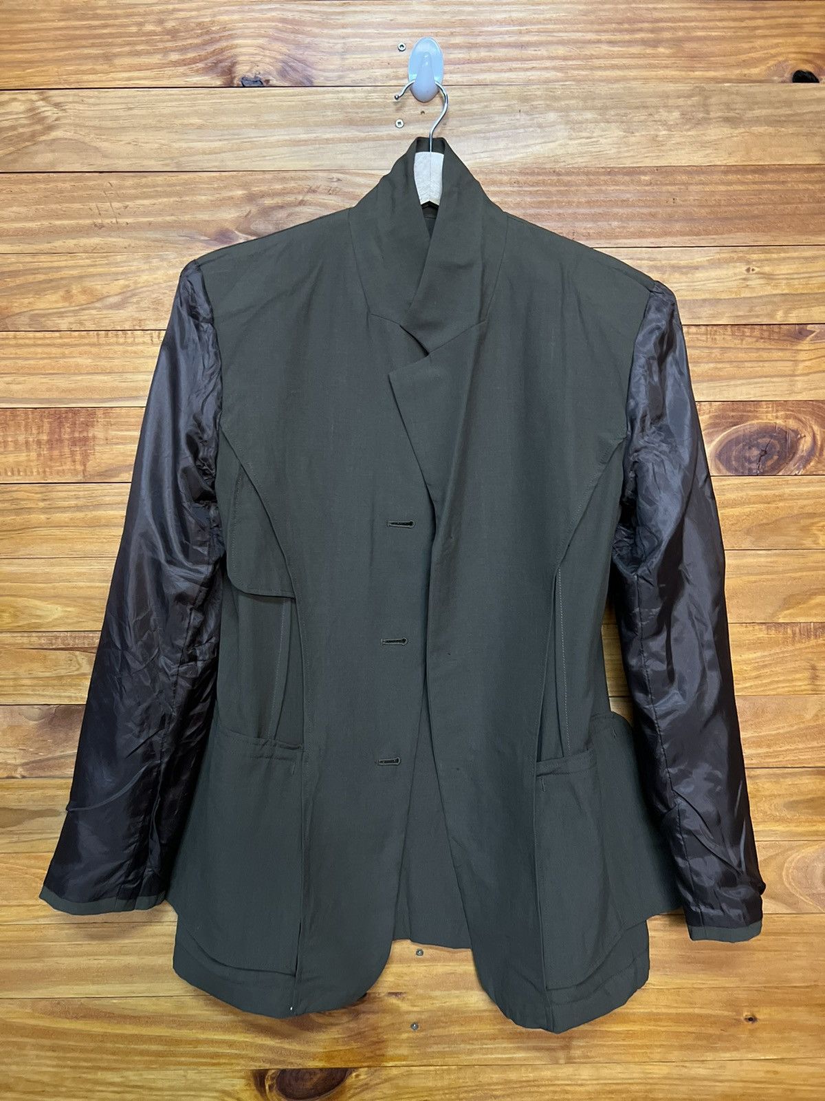 Yohji Yamamoto ARCHIVE🔥YOHJI YAMAMOTO WORKSHOP COATS Size M / US 6-8 / IT 42-44 - 14 Thumbnail