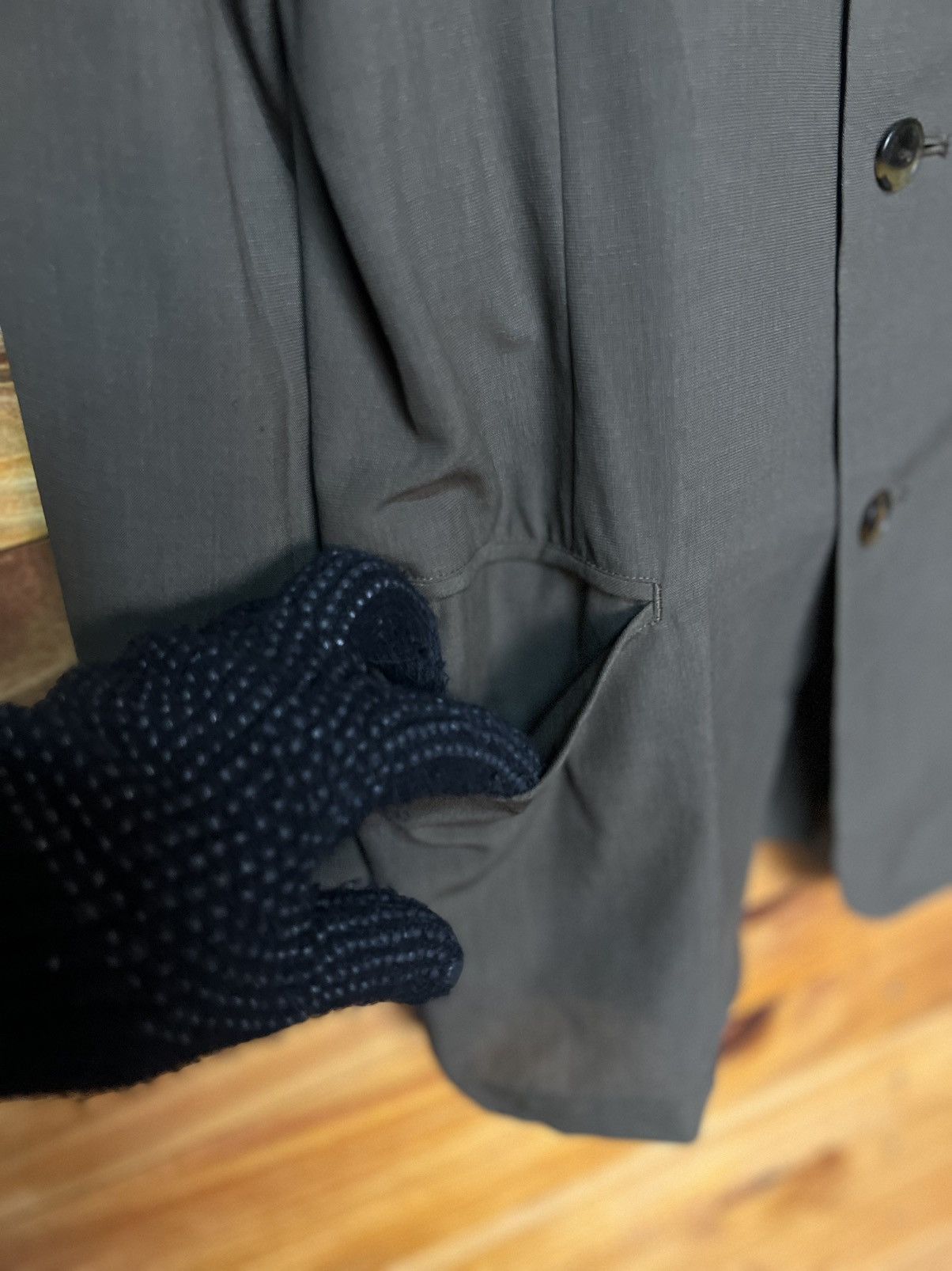Yohji Yamamoto ARCHIVE🔥YOHJI YAMAMOTO WORKSHOP COATS Size M / US 6-8 / IT 42-44 - 6 Thumbnail