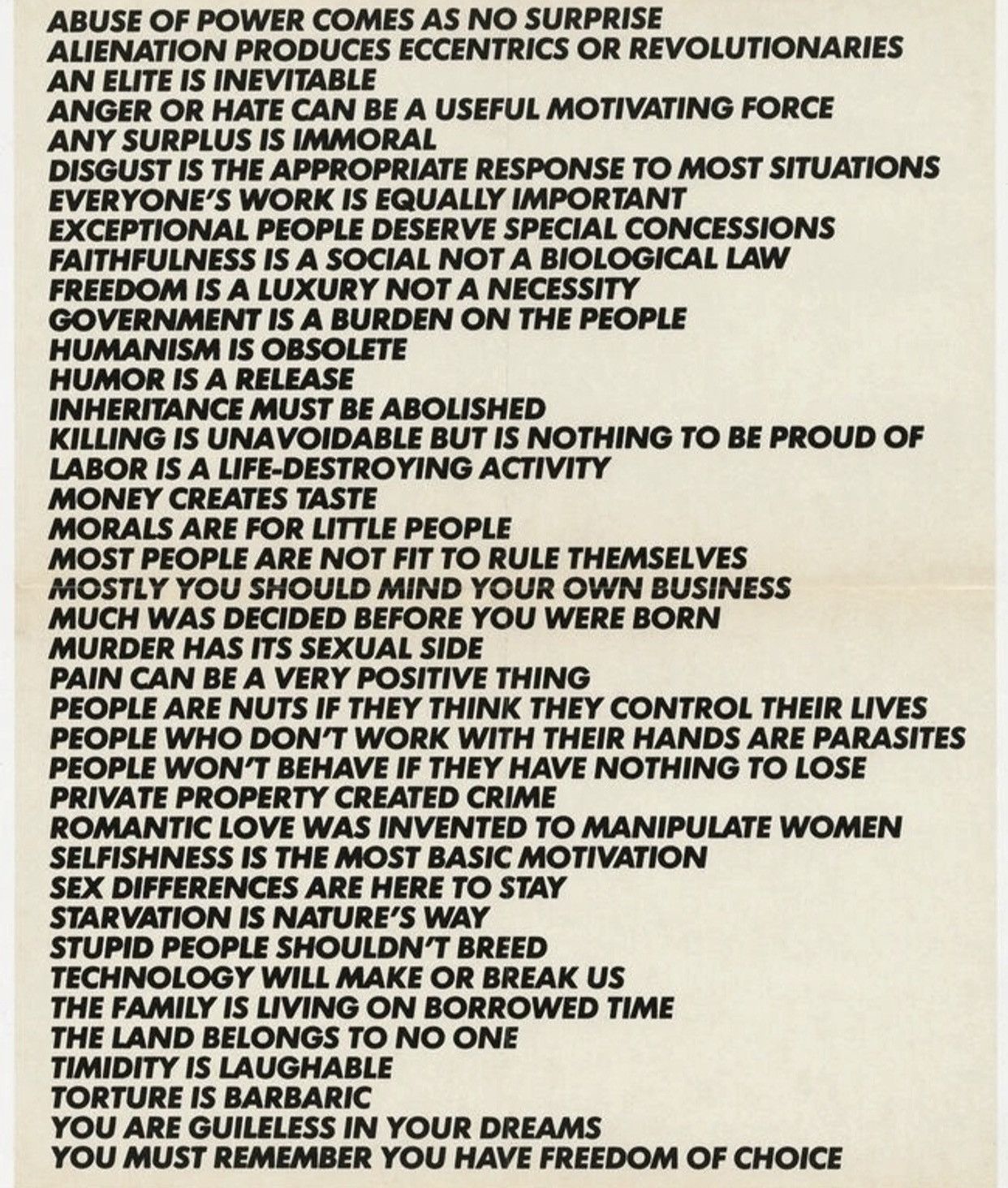 Vintage Vintage 90’s Jenny Holzer ‘Truisms’ Art Sun Faded Tshirt Size US S / EU 44-46 / 1 - 9 Thumbnail