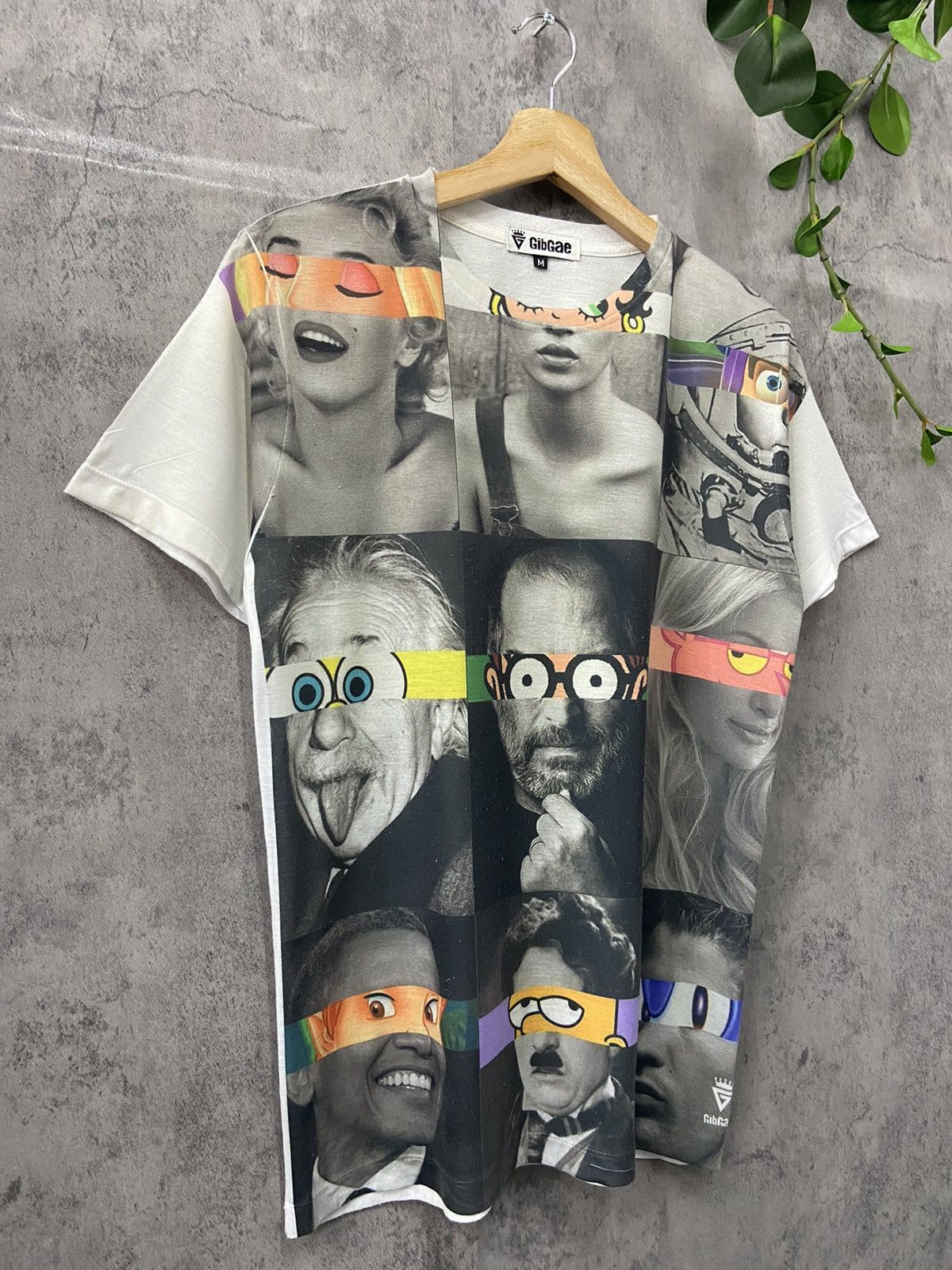 Japanese Brand Gibgae Japan Art Famous Celebrity Photo tee Tshirt Size US M / EU 48-50 / 2 - 3 Thumbnail