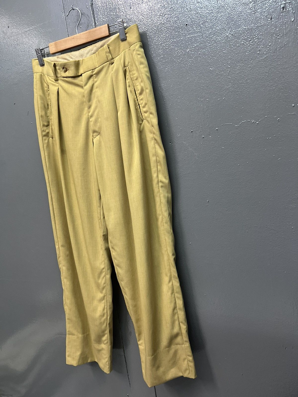 Issey Miyake ARCHIVE🔥ISSEY MIYAKE WOOL PANT SIZE 29 Size US 29 - 3 Thumbnail