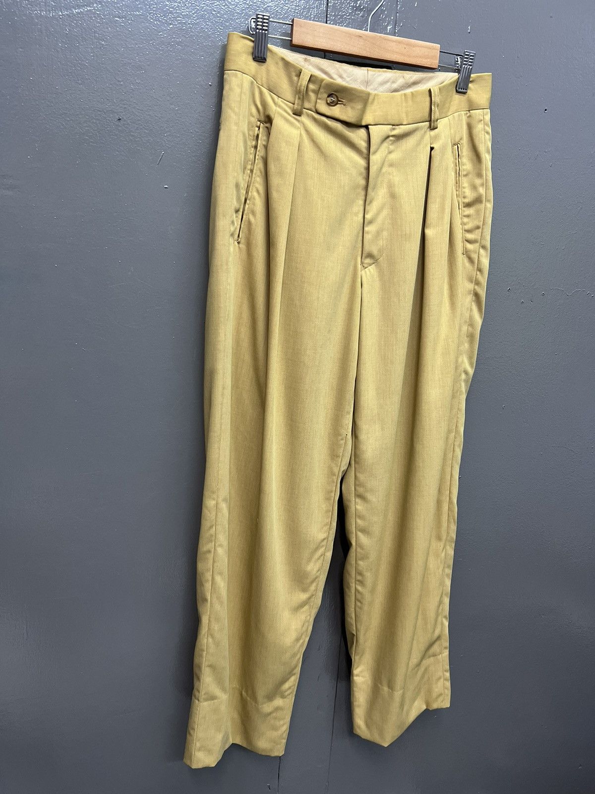 Issey Miyake ARCHIVE🔥ISSEY MIYAKE WOOL PANT SIZE 29 Size US 29 - 2 Thumbnail
