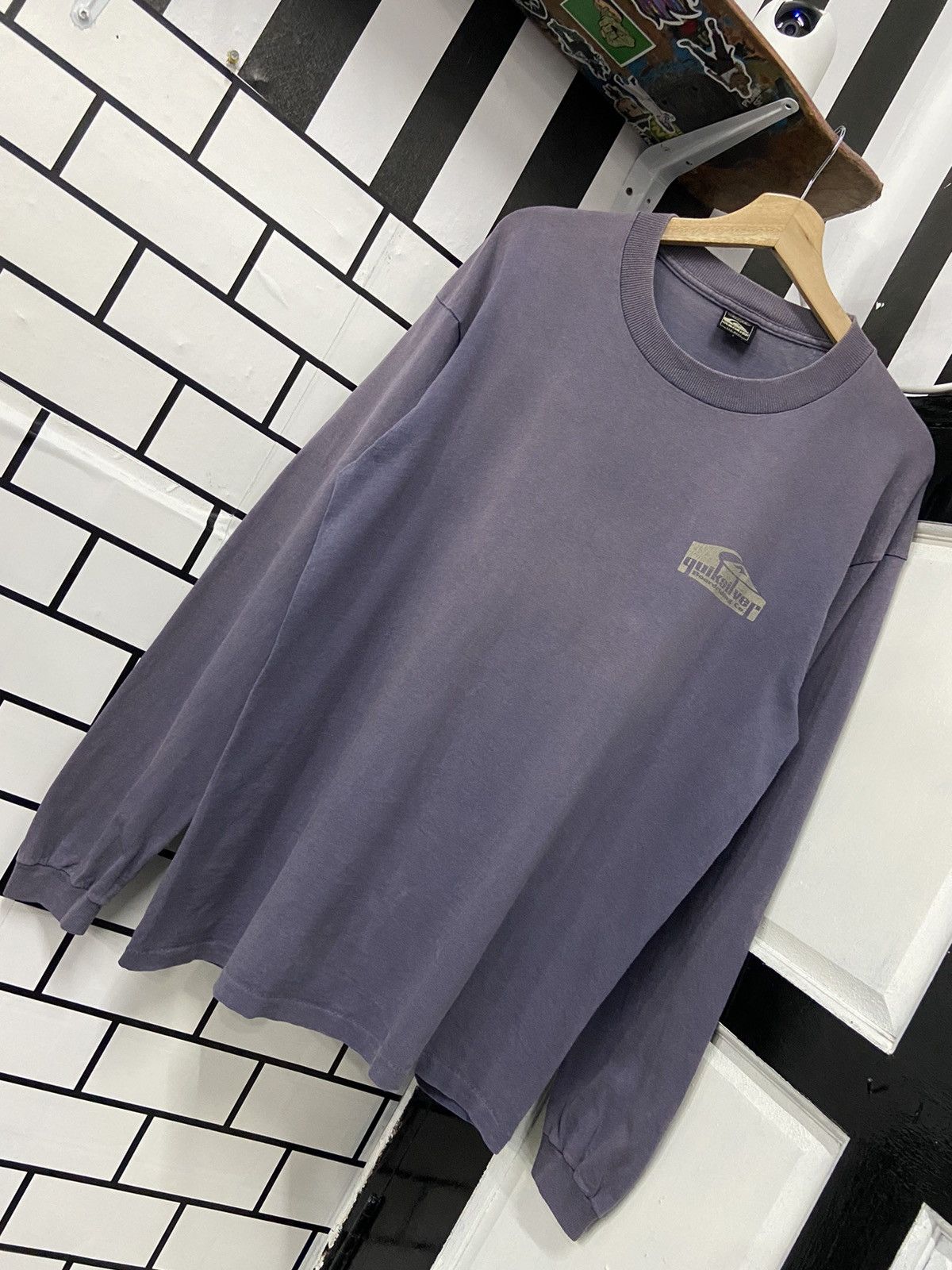 Quicksilver Vintage Quicksilver Nicely Sun Faded Long Sleeve Tshirt Size US M / EU 48-50 / 2 - 3 Thumbnail