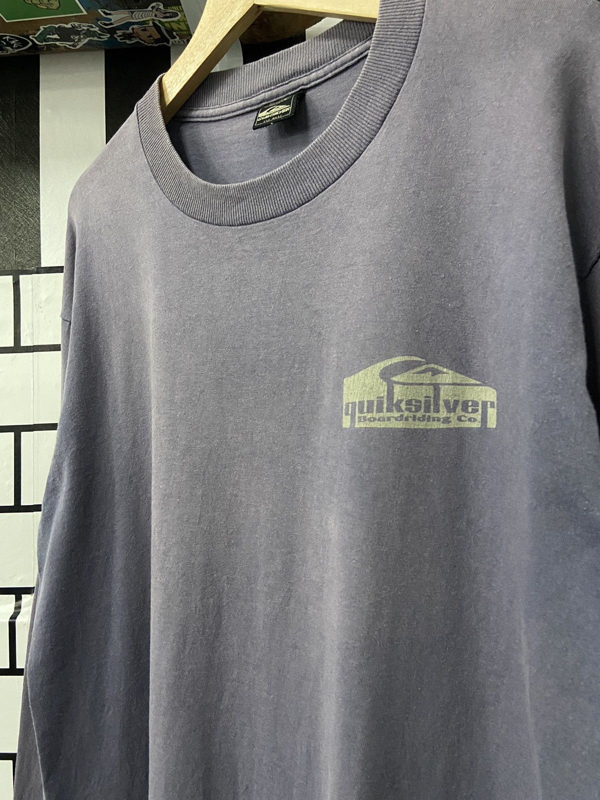 Quicksilver Vintage Quicksilver Nicely Sun Faded Long Sleeve Tshirt Size US M / EU 48-50 / 2 - 6 Thumbnail
