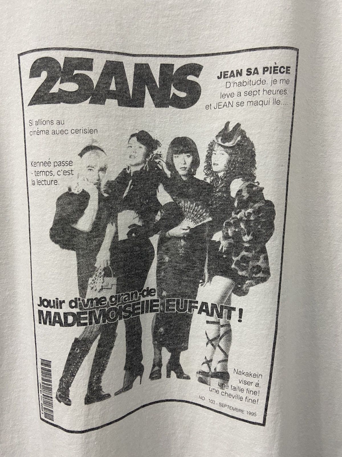 Vintage Vintage 90’s 25ANS Cover Magazine Mr. Children Band Tees Size US M / EU 48-50 / 2 - 5 Thumbnail