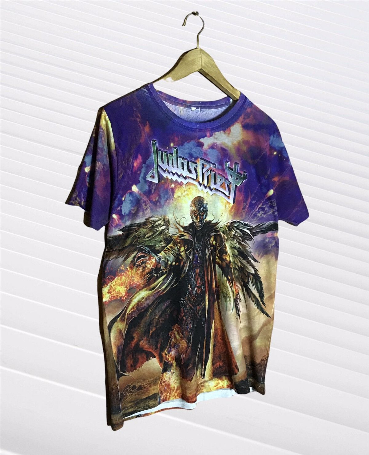 Judas Priest Rare Judas Priest over print t-shirt Size US M / EU 48-50 / 2 - 1 Thumbnail