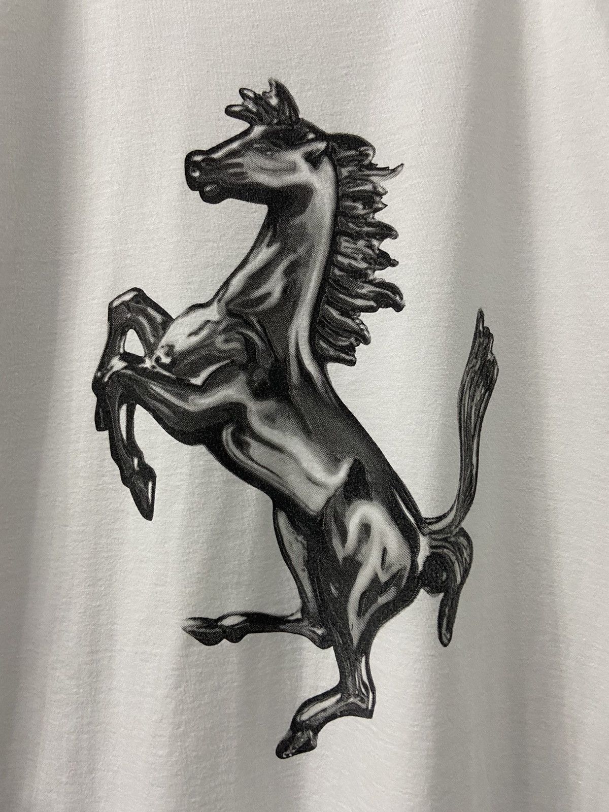Ferrari × Vintage Vintage 90’s Ferrari Official Licensed Product Big Logo Tee Size US M / EU 48-50 / 2 - 4 Thumbnail