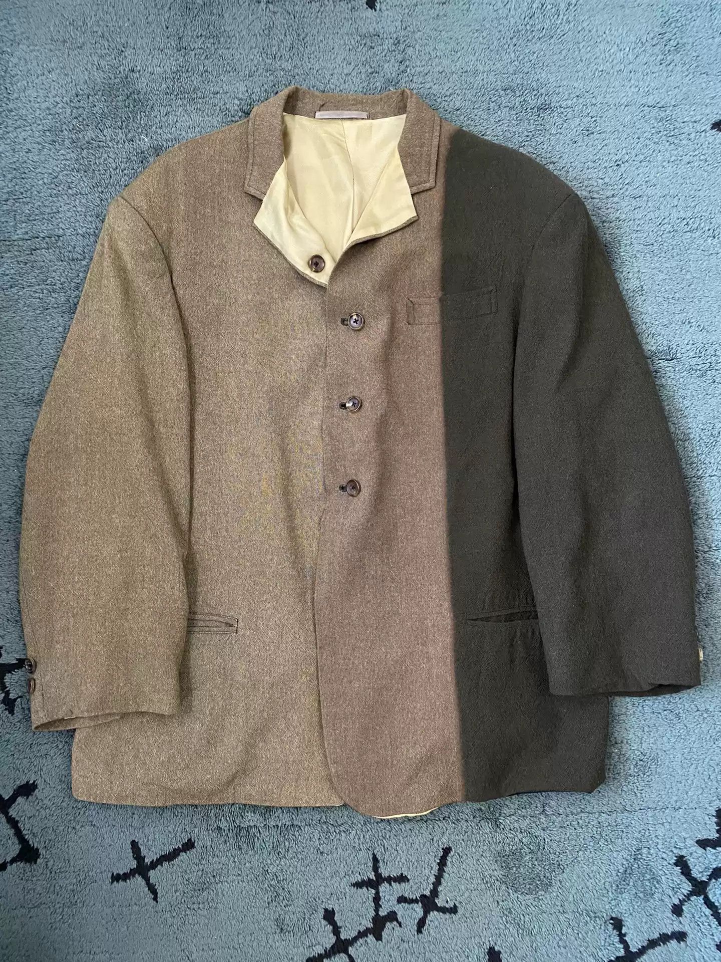 Yohji Yamamoto Yohji yamamoto 96aw Color Spicing Suit Size US M / EU 48-50 / 2 - 1 Thumbnail