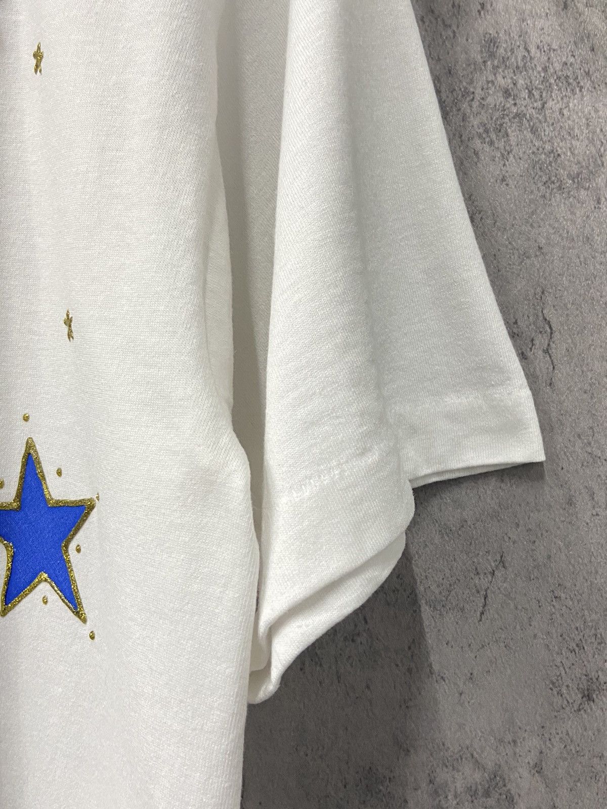 Vintage Vintage 90’s USA Flag Map Art Embossed Glitter Tshirt Size US S / EU 44-46 / 1 - 10 Thumbnail