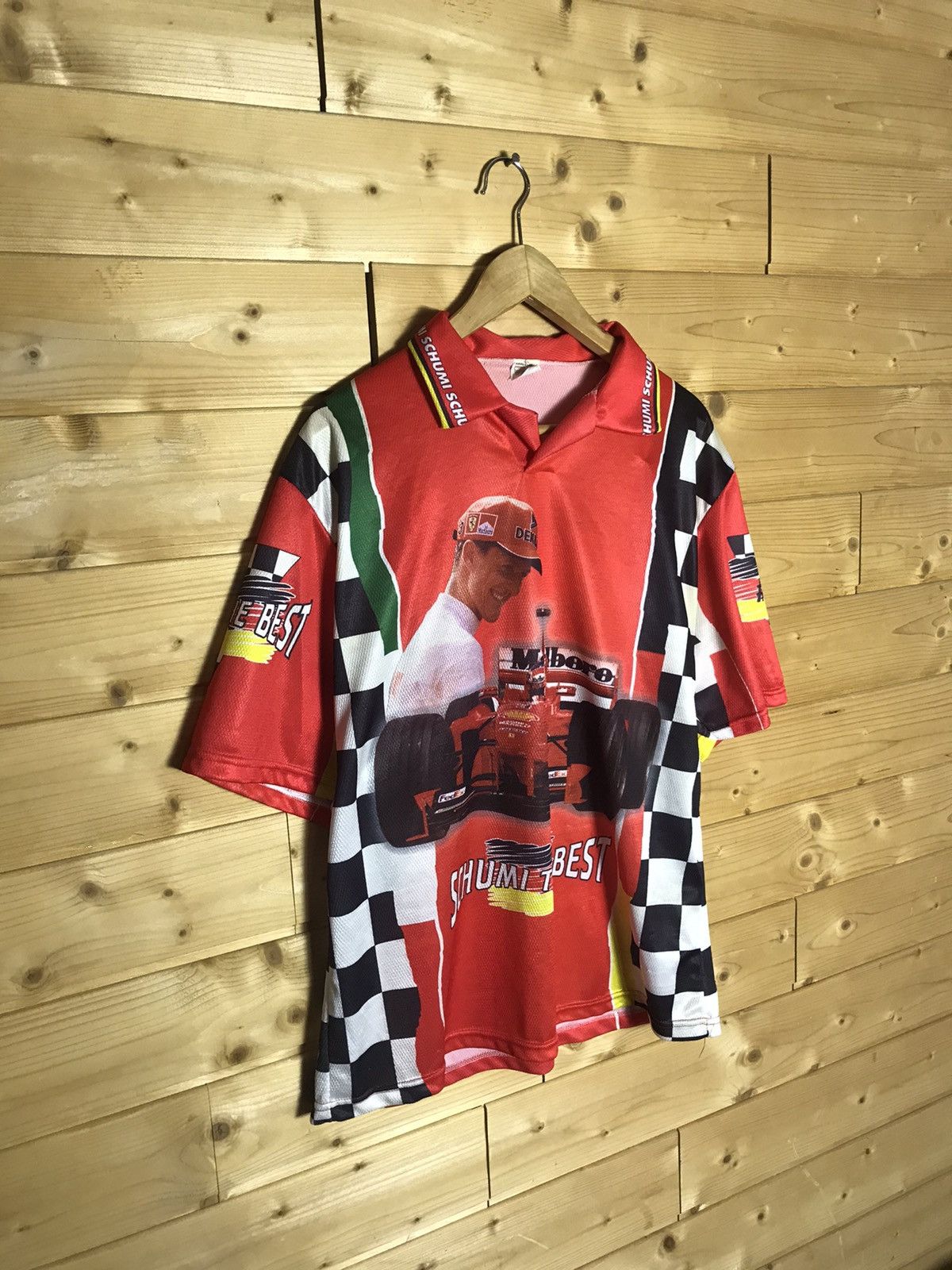 Vintage Vintage Schumacher shirt Size US XL / EU 56 / 4 - 1 Thumbnail