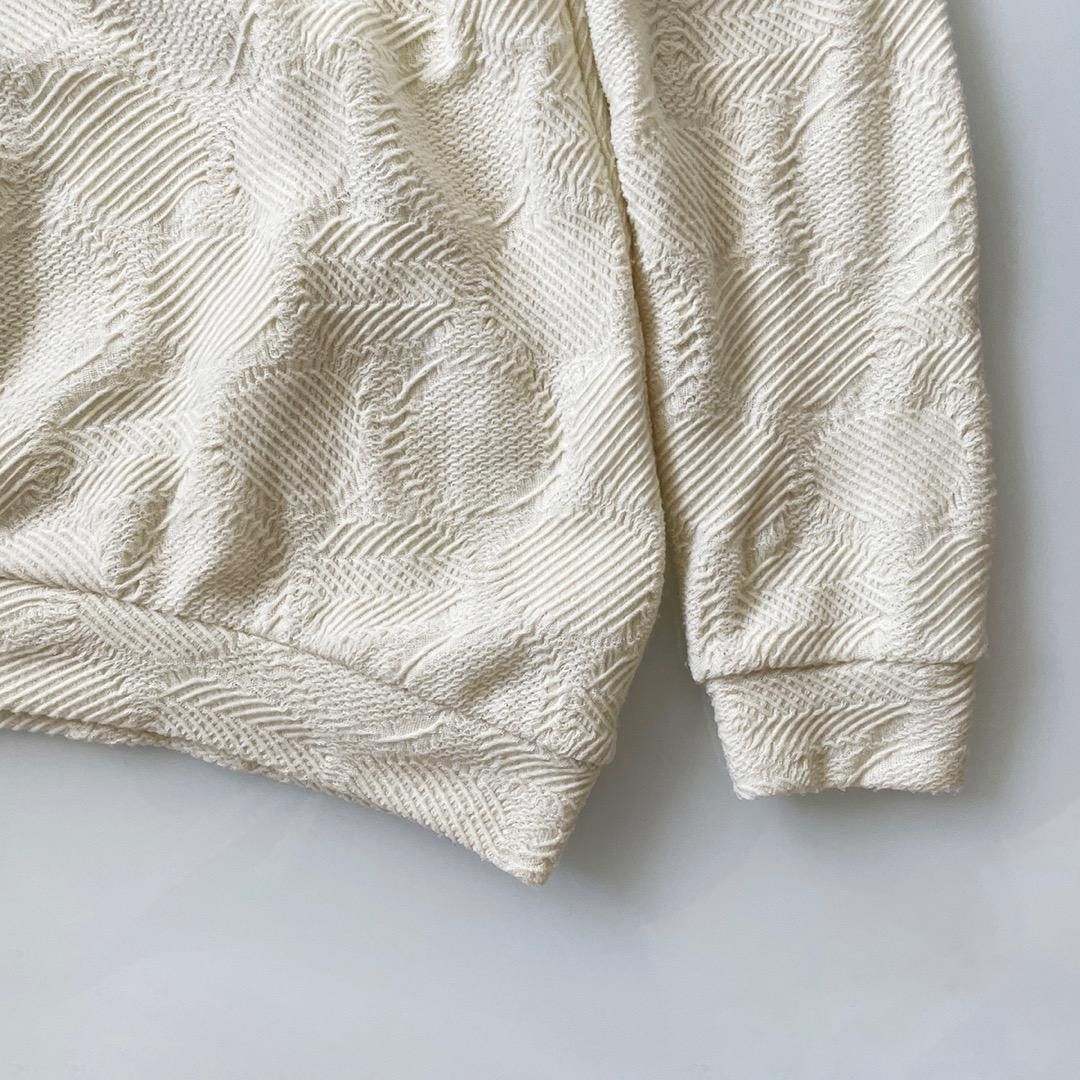 Yohji Yamamoto Textured Knit Sweater Size US XL / EU 56 / 4 - 6 Thumbnail