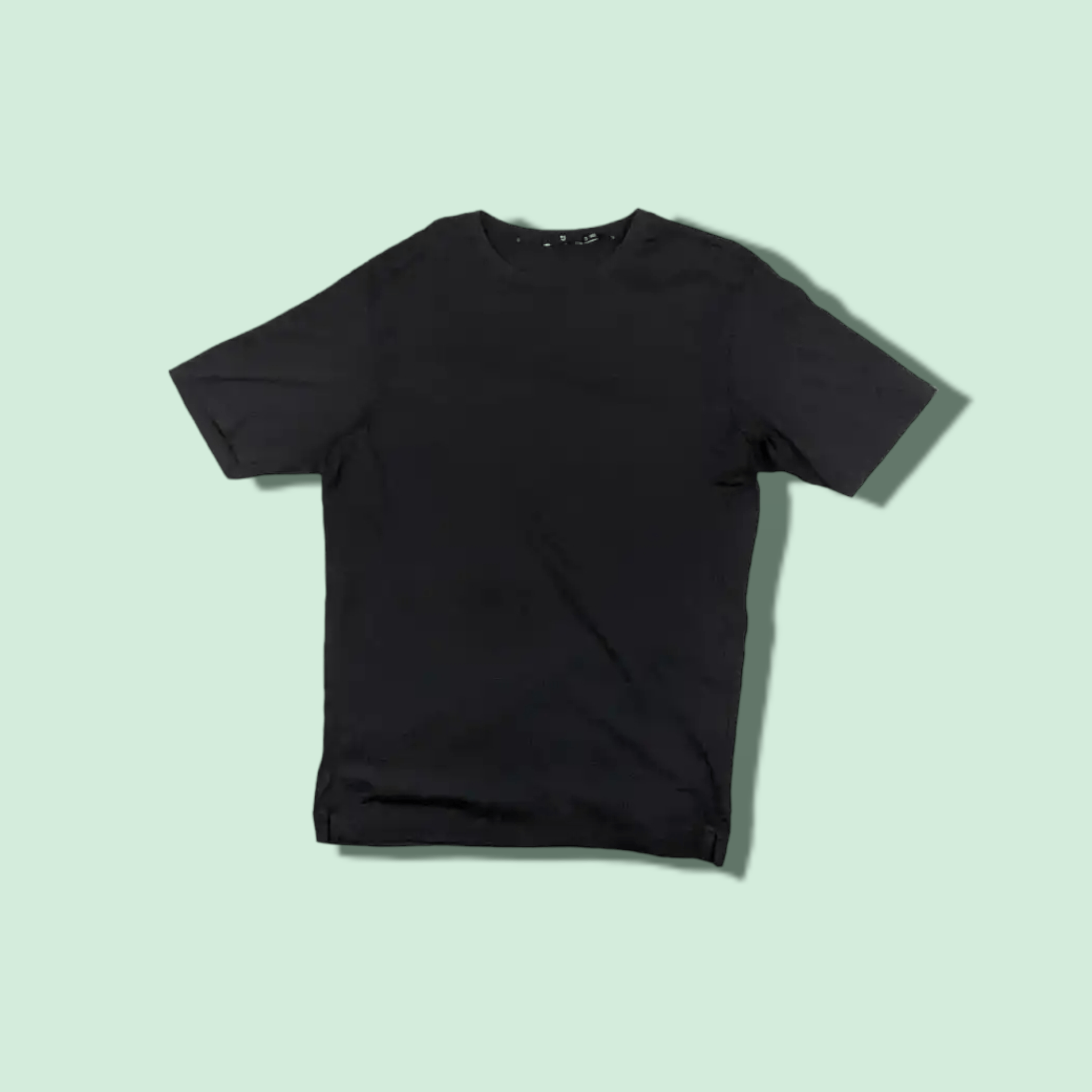 Jil Sander × Uniqlo UNIQLO x JILL SANDER Plain Black T-Shirt Single Stitches Size US S / EU 44-46 / 1 - 1 Thumbnail