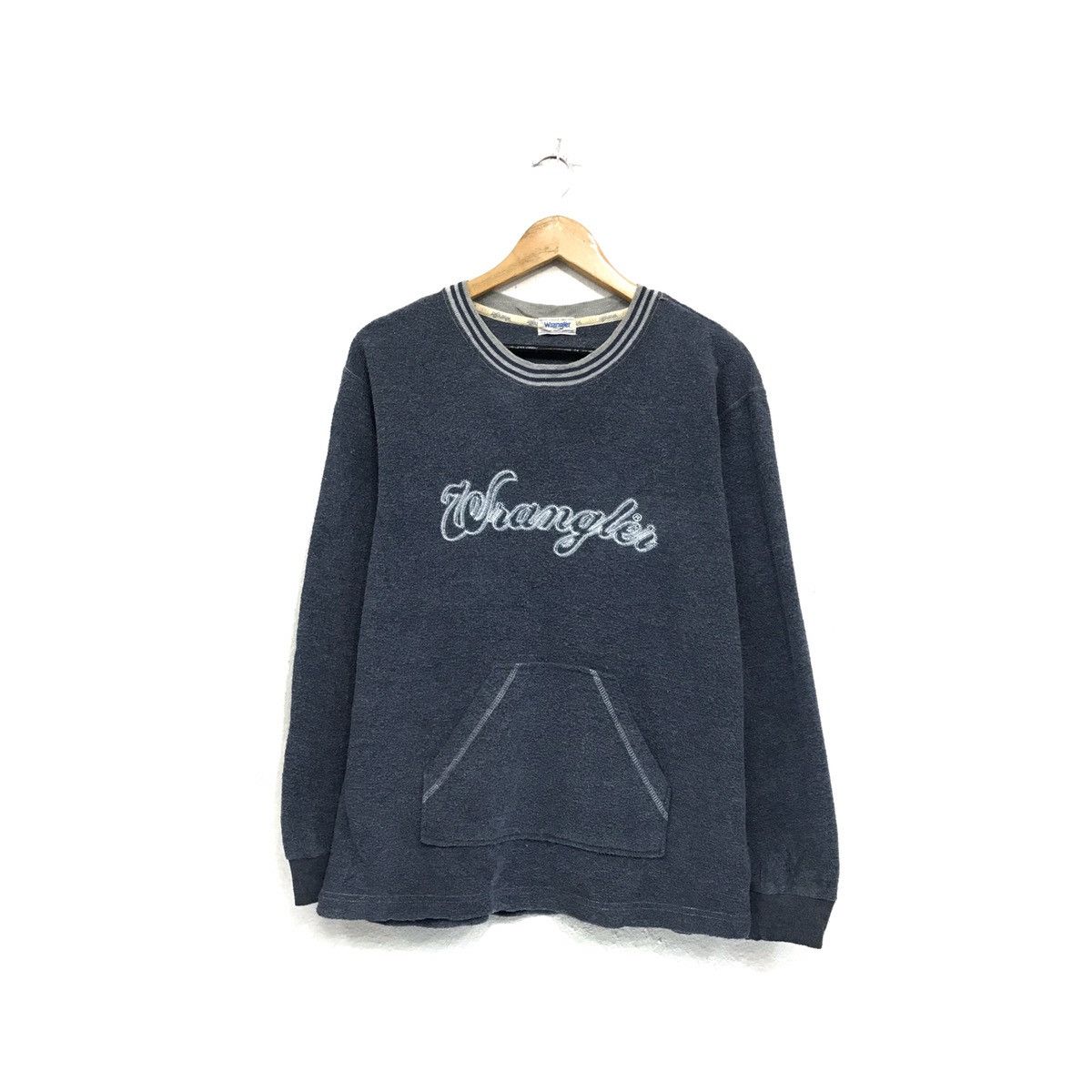 Vintage × Wrangler Wrangler Crewneck Wrangler Sweatshirt Center Pocket Size US M / EU 48-50 / 2 - 1 Thumbnail