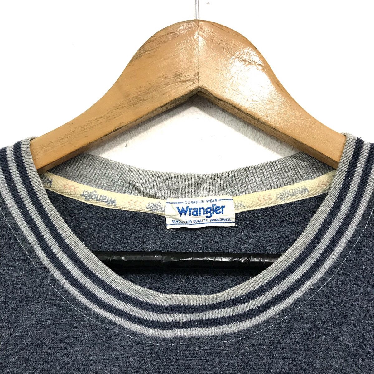Vintage × Wrangler Wrangler Crewneck Wrangler Sweatshirt Center Pocket Size US M / EU 48-50 / 2 - 6 Thumbnail