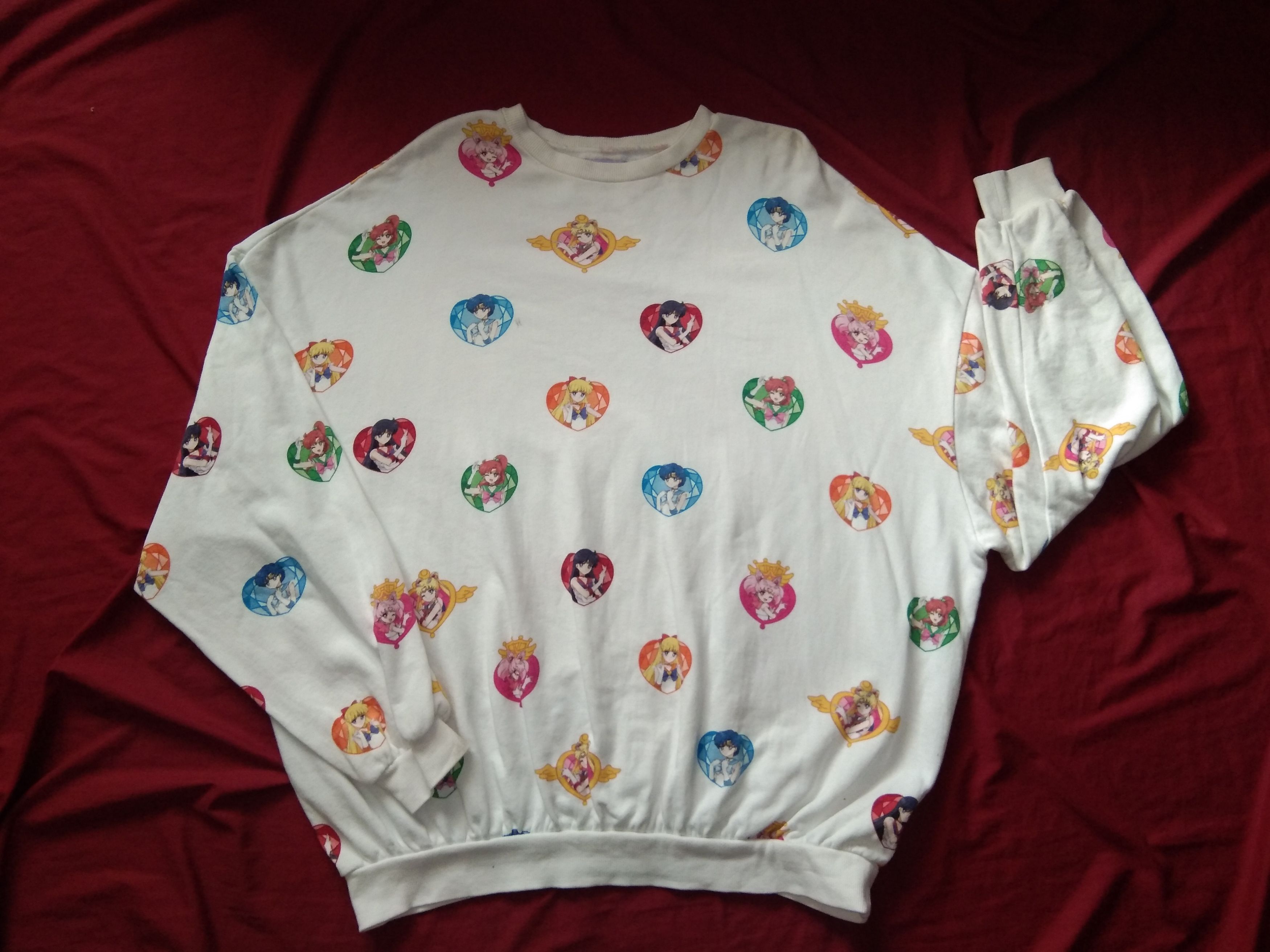 Japanese Brand Naomi Watanabe PUNYUS x Sailor Moon sweatshirt anime retro Size US XL / EU 56 / 4 - 1 Thumbnail