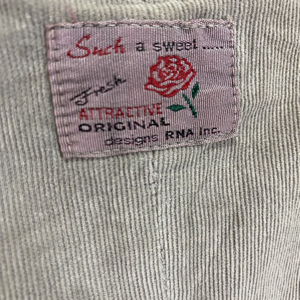 Japanese Brand Rna inc. over button sleeveless corduroy dress Size M / US 6-8 / IT 42-44 - 11 Thumbnail