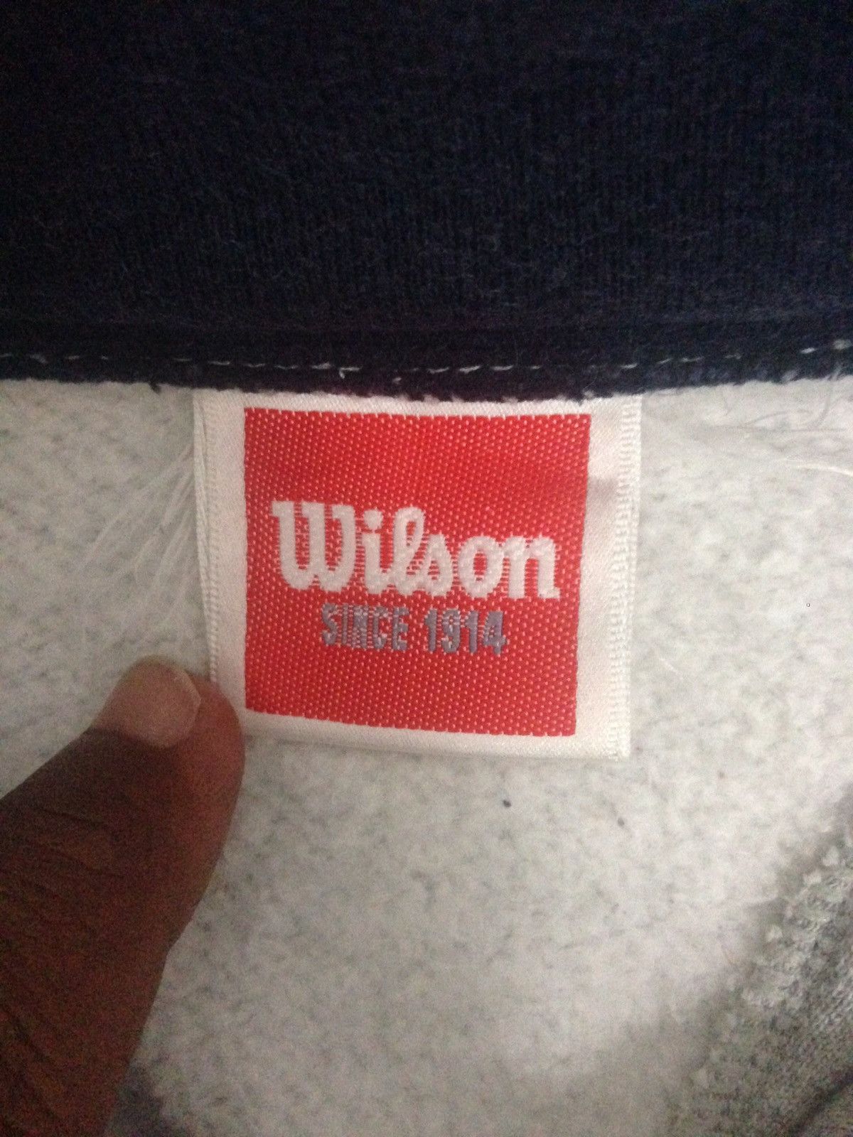 Wilson Vintage 90's Wilson Athletic Sweatshirts Size US L / EU 52-54 / 3 - 3 Thumbnail