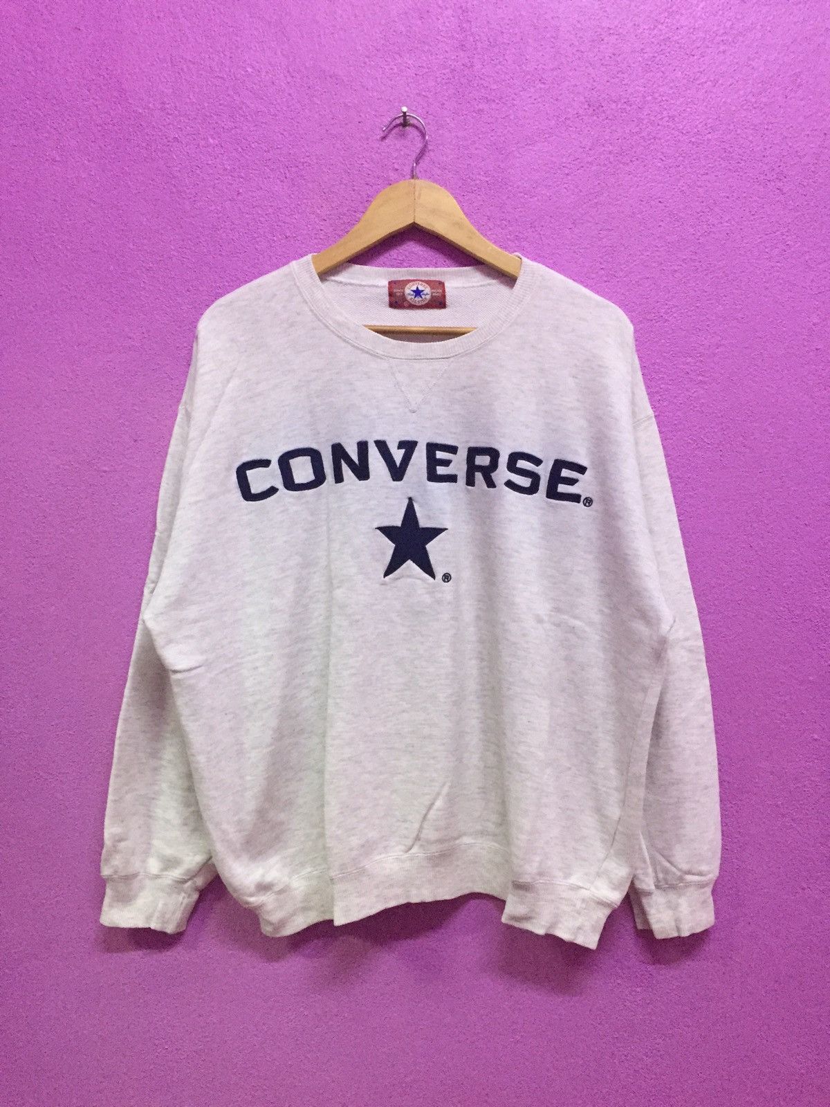 Converse Vintage 90's Converse All Star Sweatshirts Size LL Size US L / EU 52-54 / 3 - 1 Thumbnail