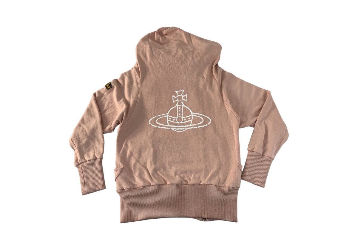 image of Hype x Seditionaries Vivienne Westwood Anglomania Side Zipper Hooded Jacket in Dustpink, Women's (S