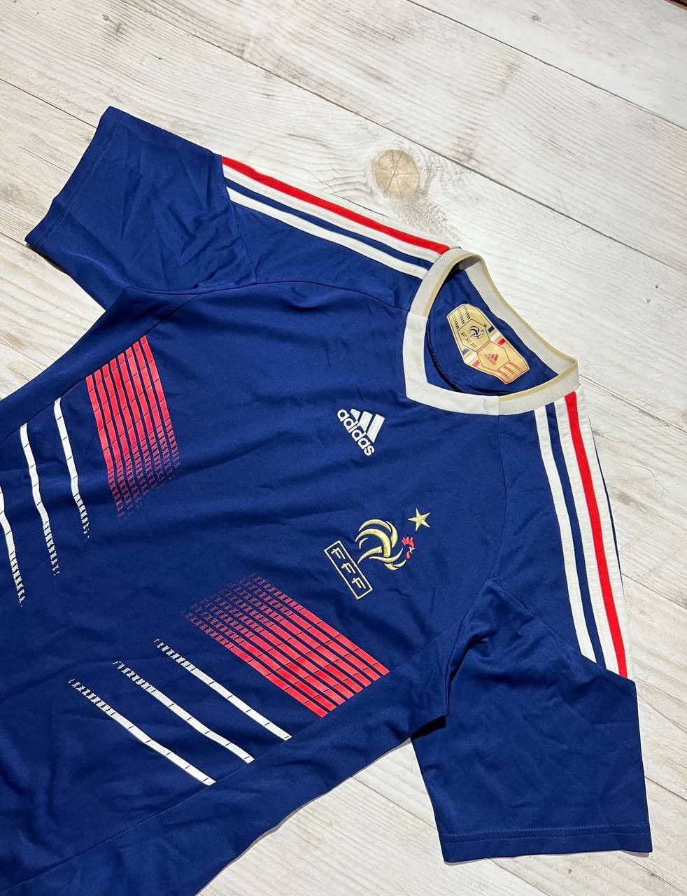 Adidas Adidas France 2009 2010 Home Football Shirt Soccer Jersey Size US S / EU 44-46 / 1 - 2 Thumbnail