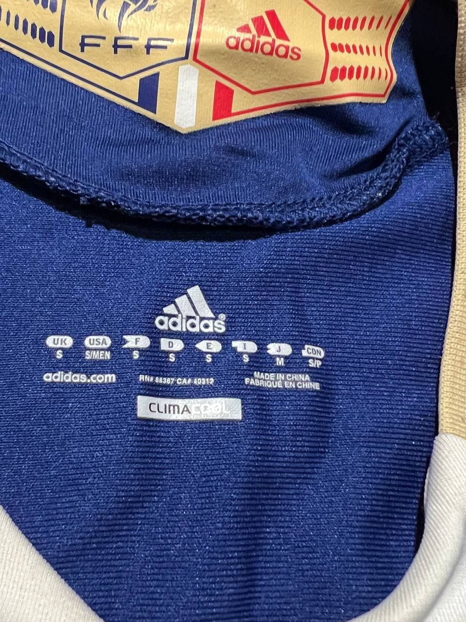 Adidas Adidas France 2009 2010 Home Football Shirt Soccer Jersey Size US S / EU 44-46 / 1 - 9 Thumbnail