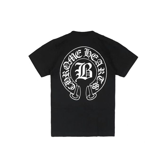 Chrome Hearts Chrome Hearts x Bella Hadid Horseshoe Logo Short Sleeve ...