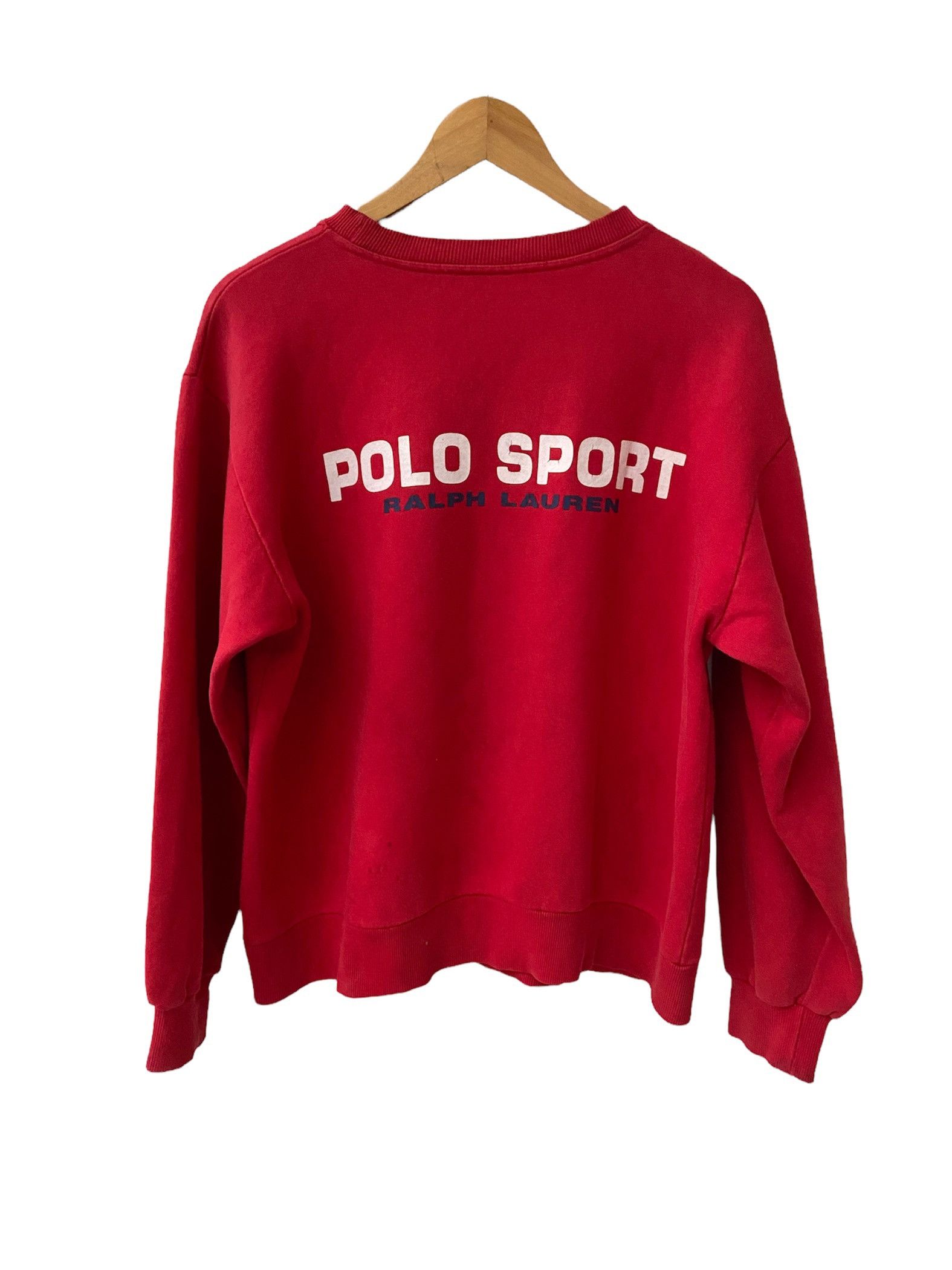 Polo Ralph Lauren Vintage Polo Sport big Logo Sweatshirt Size US L / EU 52-54 / 3 - 1 Thumbnail