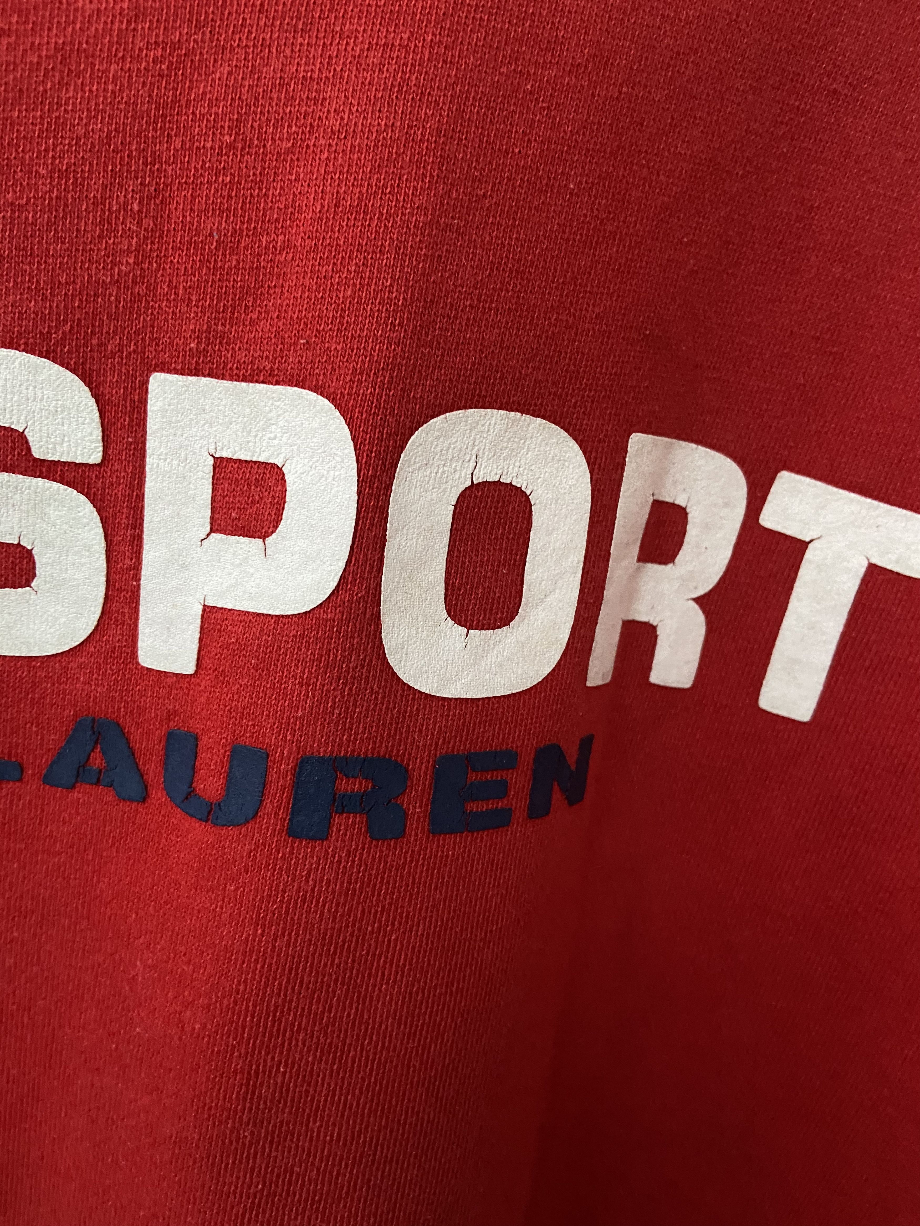 Polo Ralph Lauren Vintage Polo Sport big Logo Sweatshirt Size US L / EU 52-54 / 3 - 3 Thumbnail