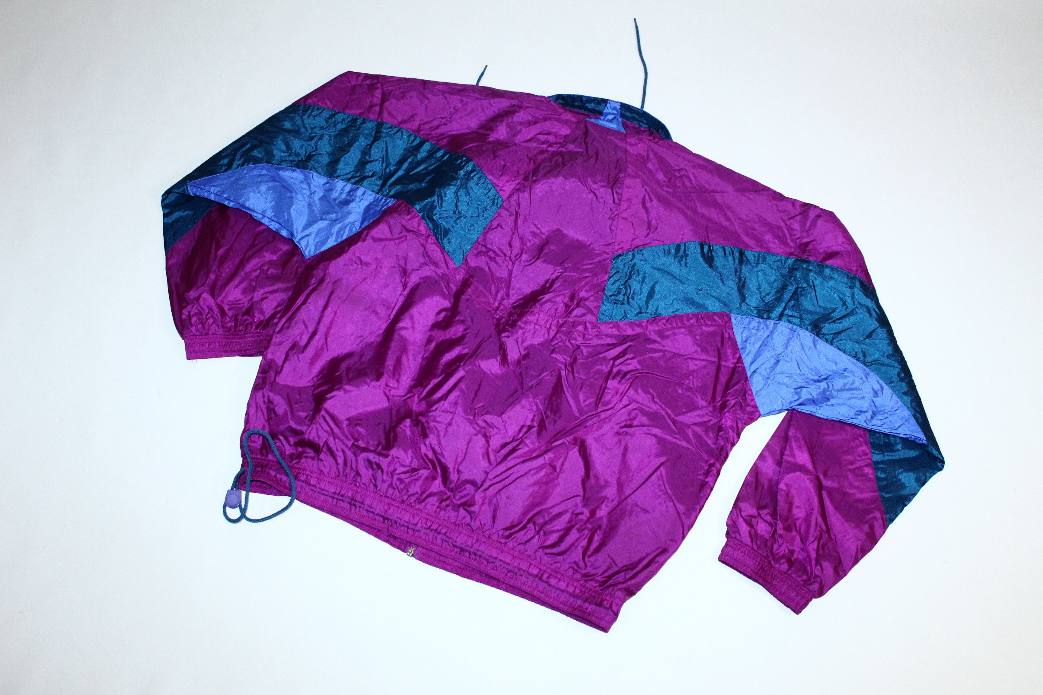 Nike 🔥 VTG 🔥 90s Nike Acid Coloured Windbreaker Track Jacket Size US L / EU 52-54 / 3 - 8 Thumbnail