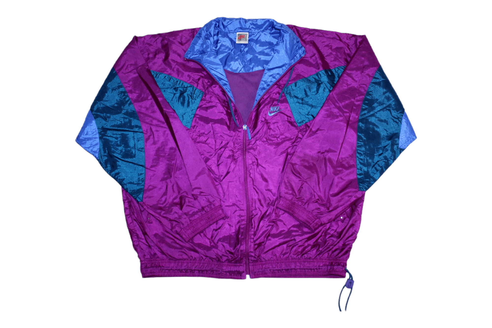Nike 🔥 VTG 🔥 90s Nike Acid Coloured Windbreaker Track Jacket Size US L / EU 52-54 / 3 - 1 Thumbnail