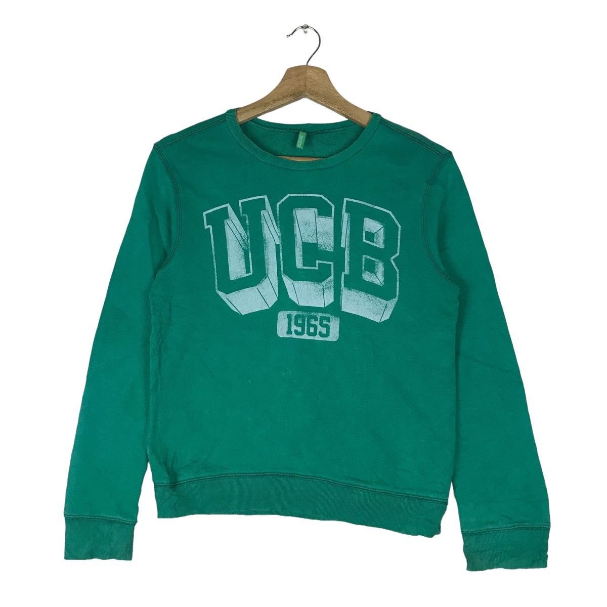 Vintage United Color of Benetton Spell Out Pullover Jumper