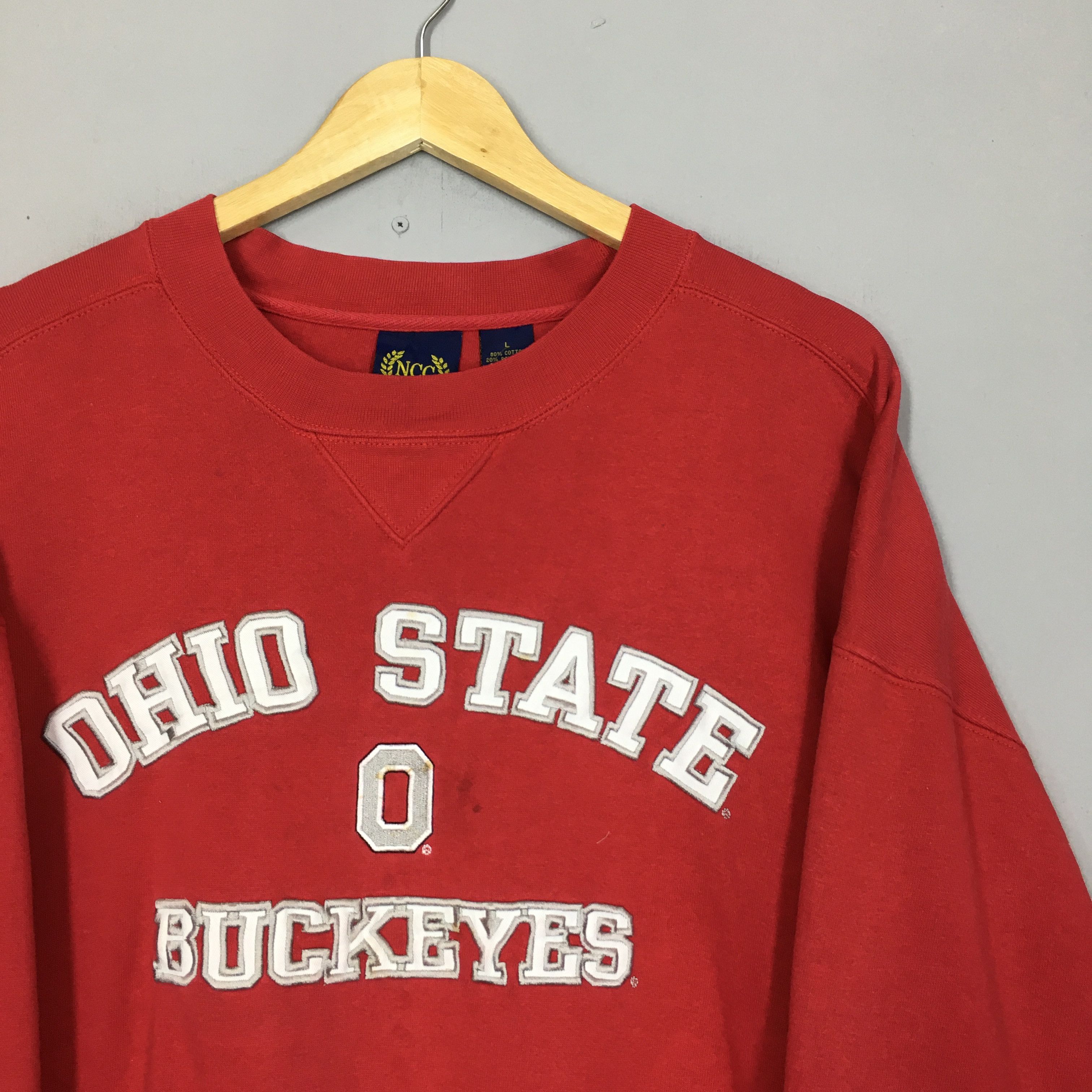 NCAA × Vintage Vintage Y2K Ohio State Buckeyes Ncaa Sweatshirt Large Size US L / EU 52-54 / 3 - 2 Thumbnail