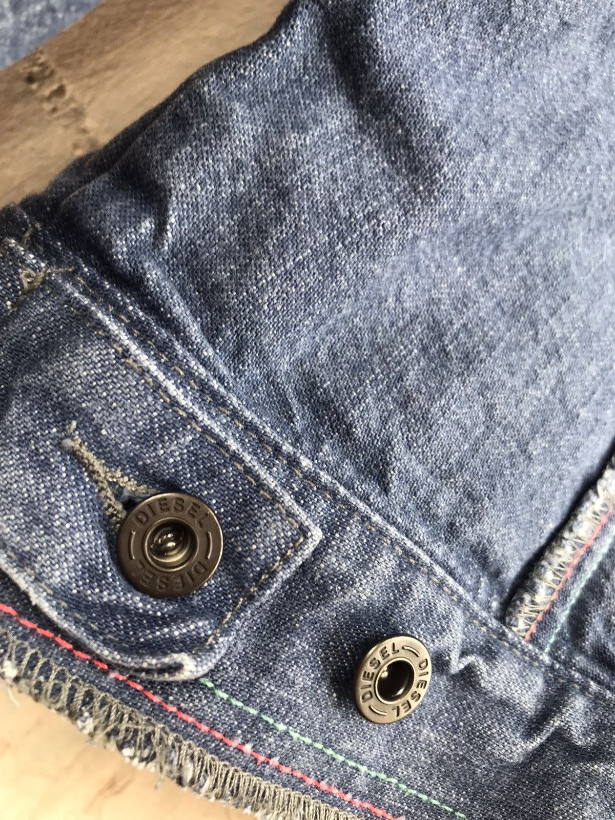 Diesel × Vintage Diesel vintage Denim jacket jeans Lampo Size S / US 4 / IT 40 - 8 Thumbnail