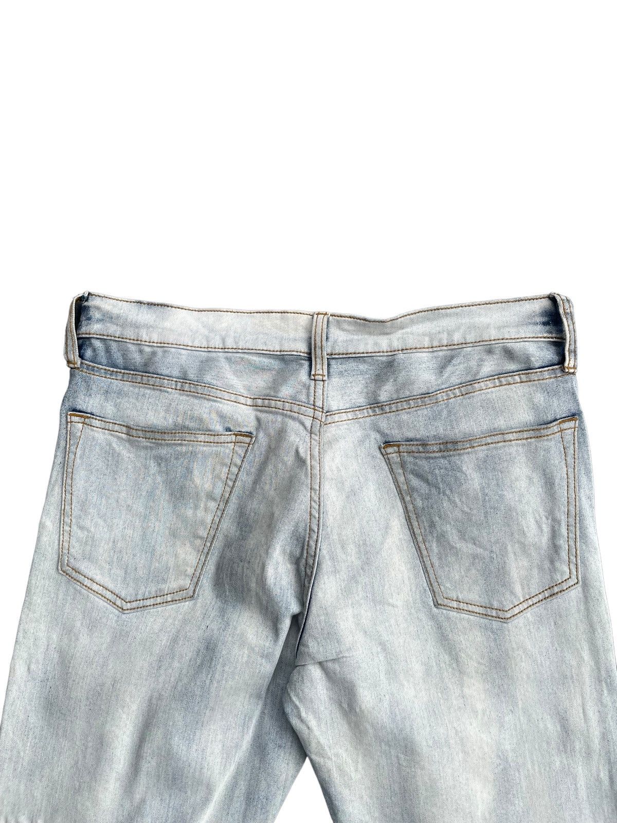 GU GU Japan Bleached Denim Size US 33 - 9 Thumbnail