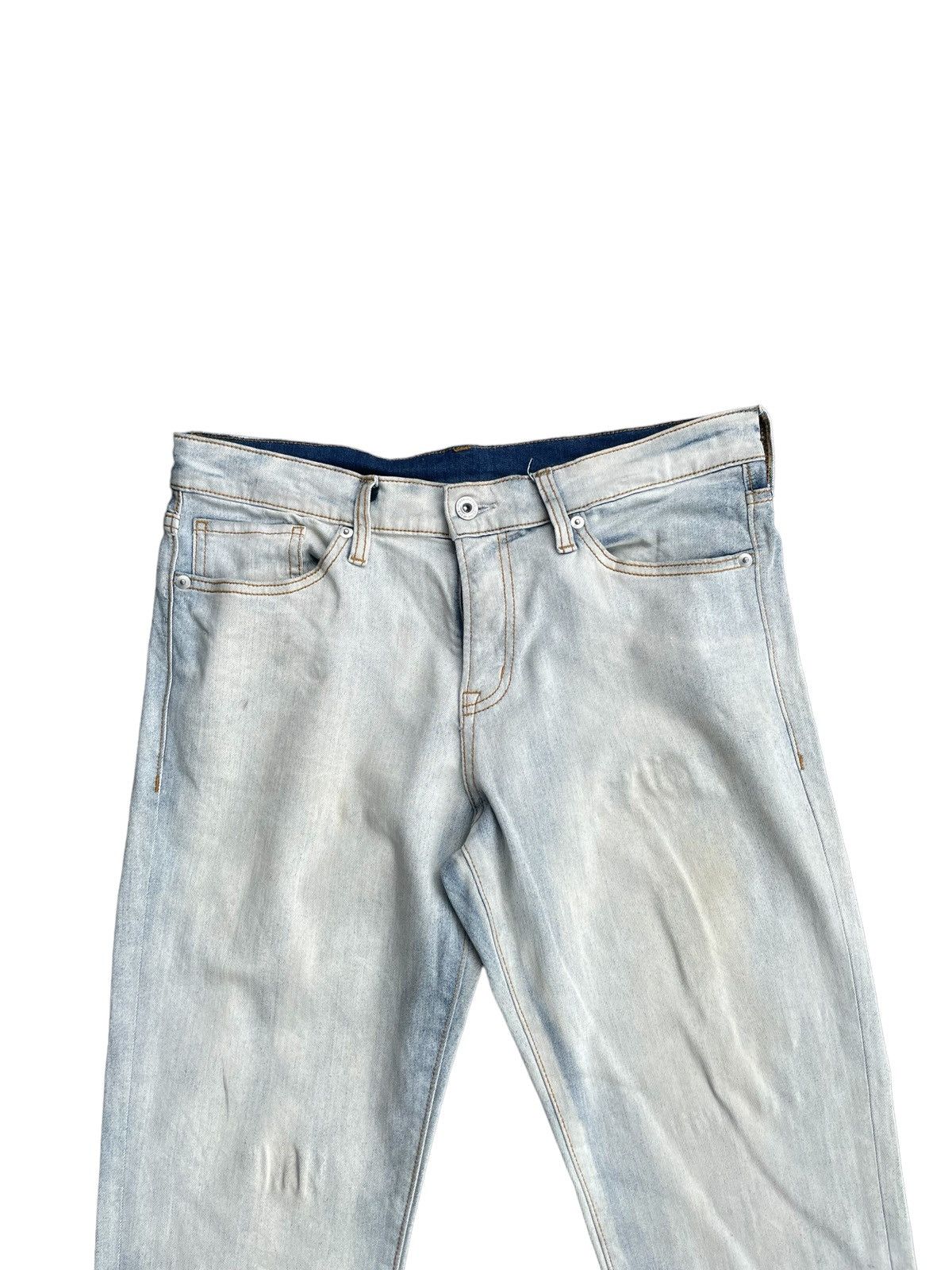 GU GU Japan Bleached Denim Size US 33 - 4 Thumbnail