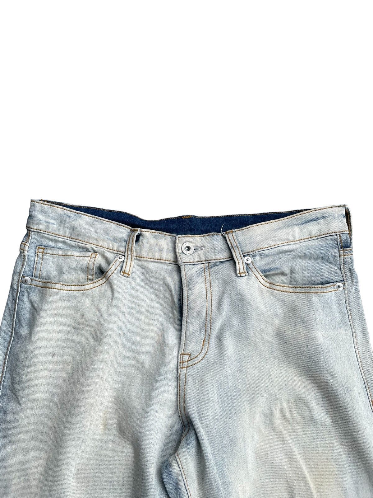 GU GU Japan Bleached Denim Size US 33 - 5 Thumbnail