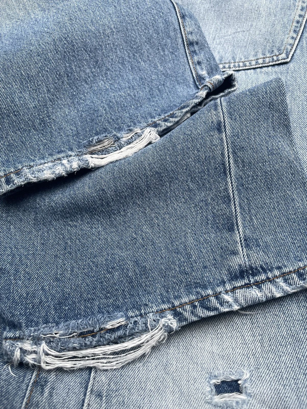 Japanese Brand Japanese Kibata Distresed Denim Size US 29 - 9 Thumbnail