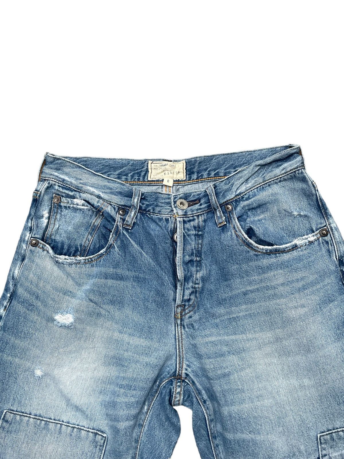Japanese Brand Japanese Kibata Distresed Denim Size US 29 - 5 Thumbnail