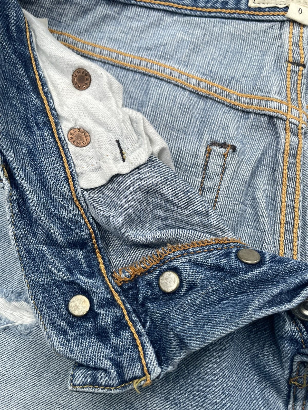 Japanese Brand Japanese Kibata Distresed Denim Size US 29 - 13 Thumbnail
