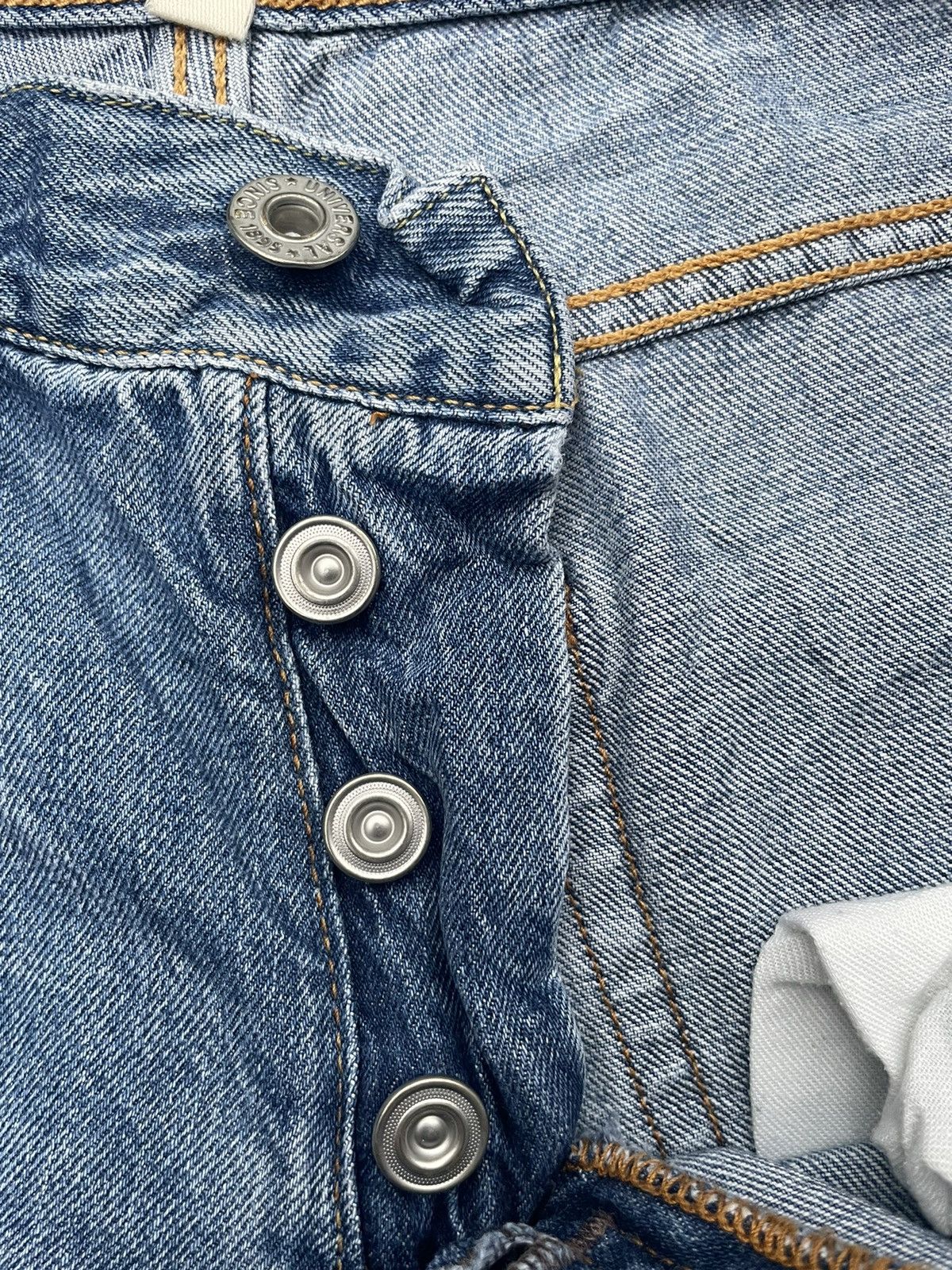 Japanese Brand Japanese Kibata Distresed Denim Size US 29 - 15 Thumbnail