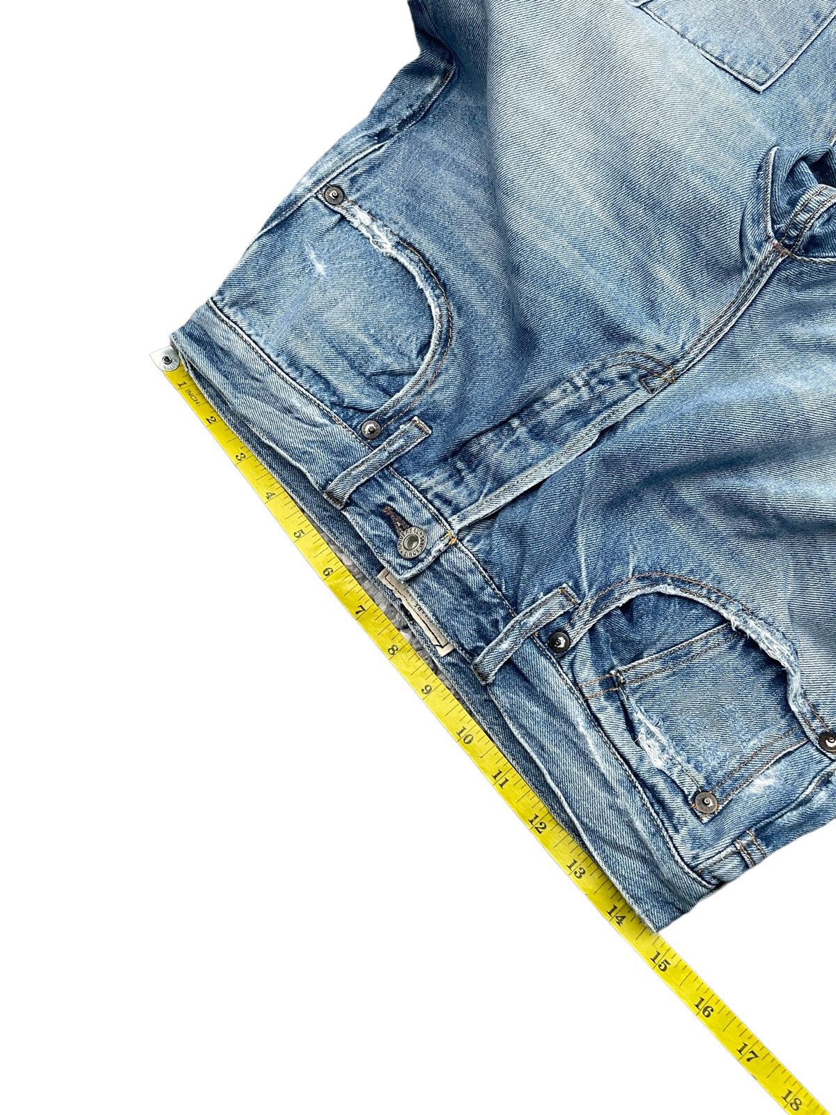 Japanese Brand Japanese Kibata Distresed Denim Size US 29 - 2 Thumbnail
