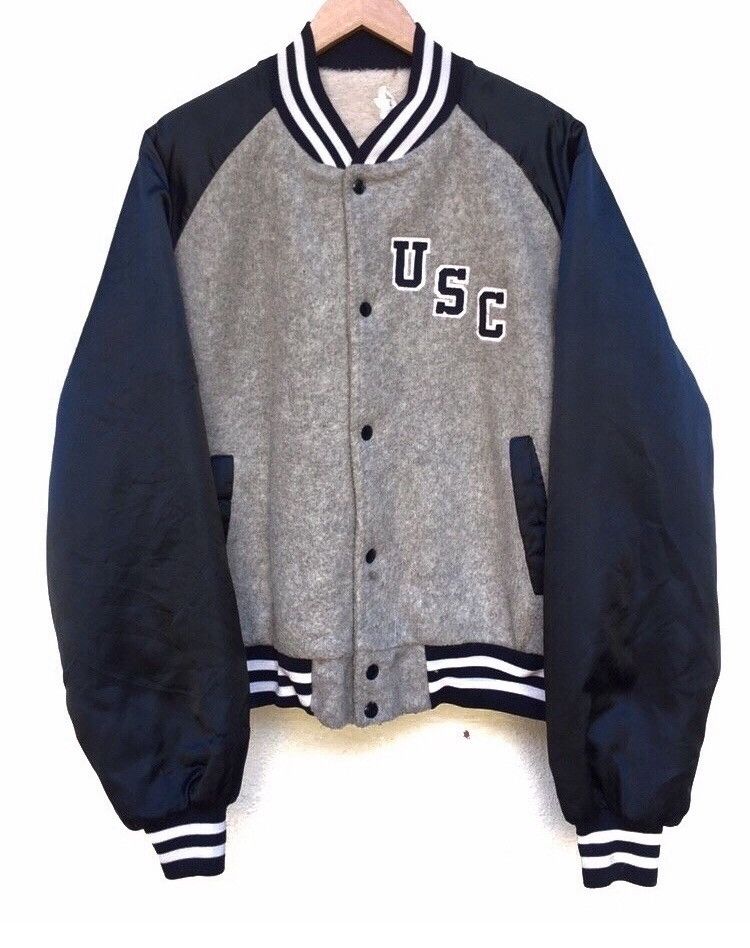 🔥Vintage Usc Baseball Varsity Jacket