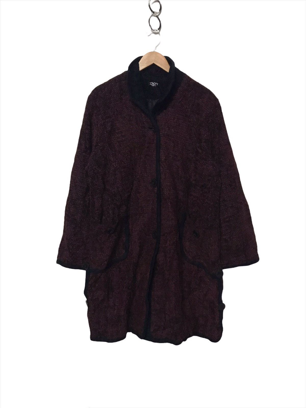 Vintage 🔥Zooty Paris Button Knitting Long Jacket Size US L / EU 52-54 / 3 - 1 Thumbnail