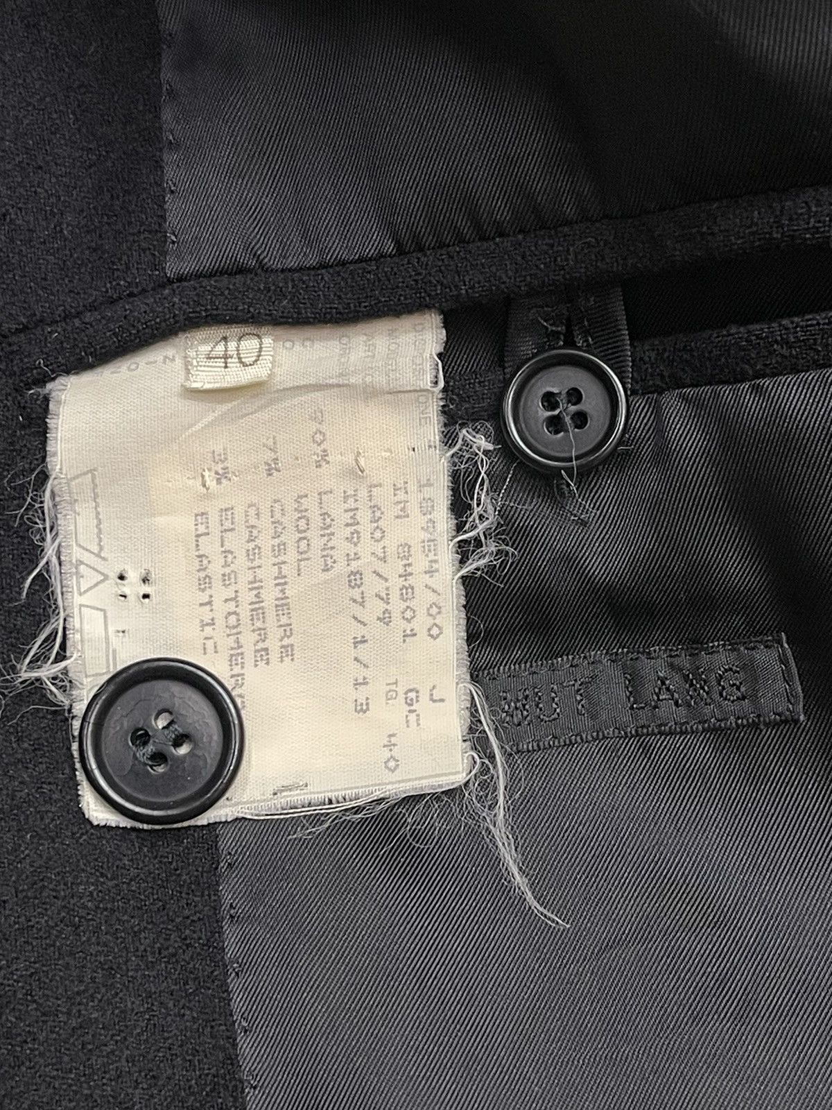 Helmut Lang Vintage Helmut Lang Black suit (size 40) Size US M / EU 48-50 / 2 - 8 Thumbnail