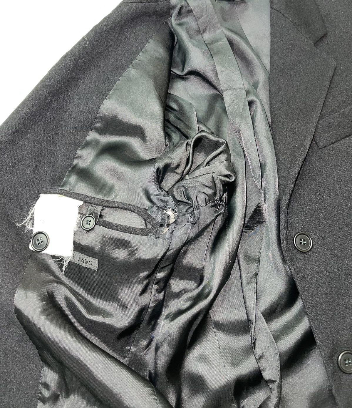 Helmut Lang Vintage Helmut Lang Black suit (size 40) Size US M / EU 48-50 / 2 - 10 Thumbnail