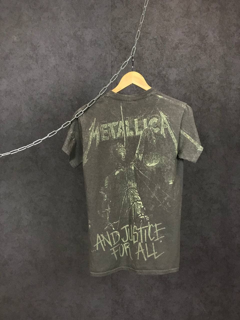 Band Tees Metallica and justice for all vintage rock band overprinted Size US S / EU 44-46 / 1 - 2 Thumbnail