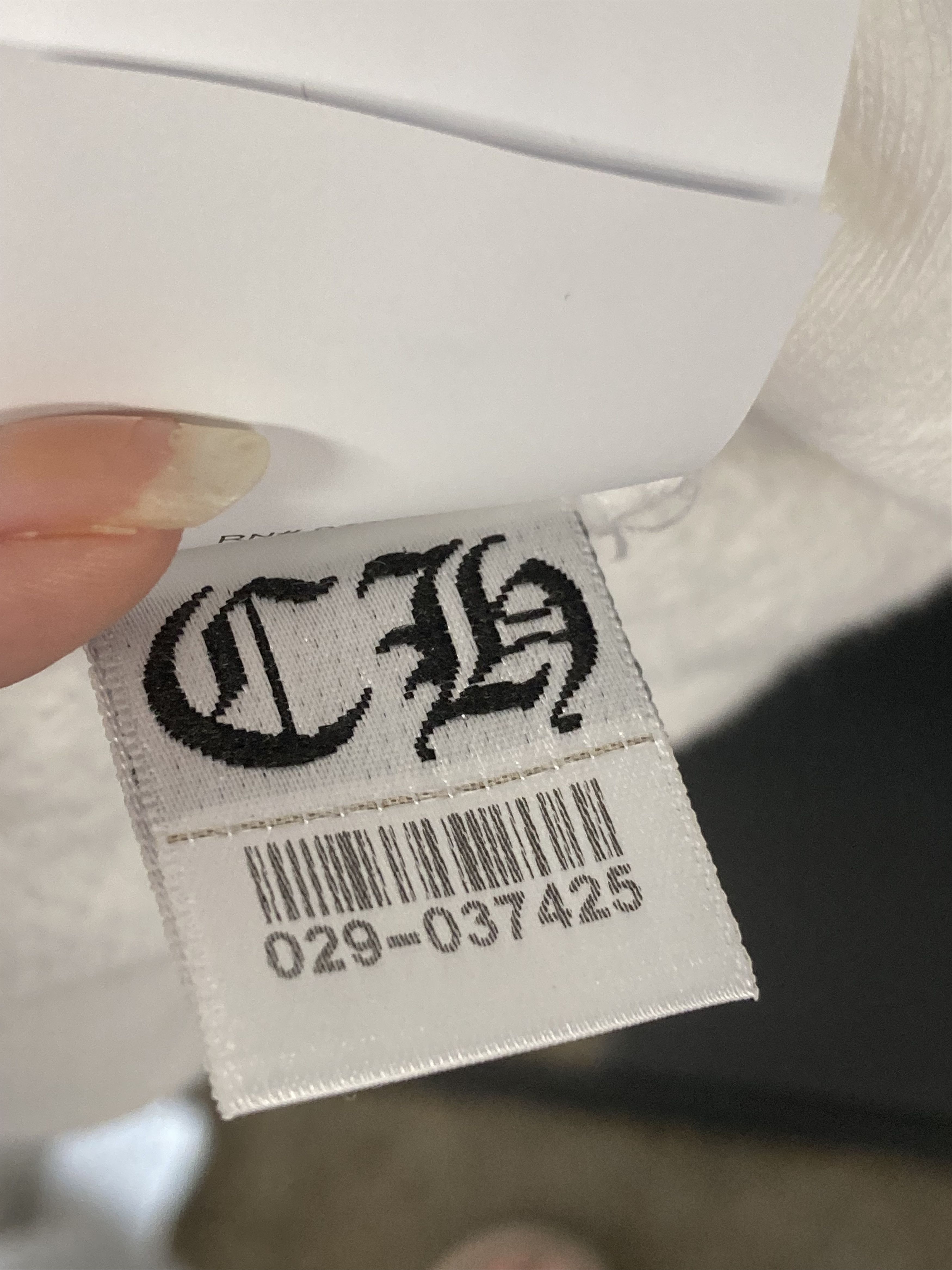 Chrome Hearts Chrome Hearts White Patent Leather Cross Sweatshirt Size US L / EU 52-54 / 3 - 10 Thumbnail