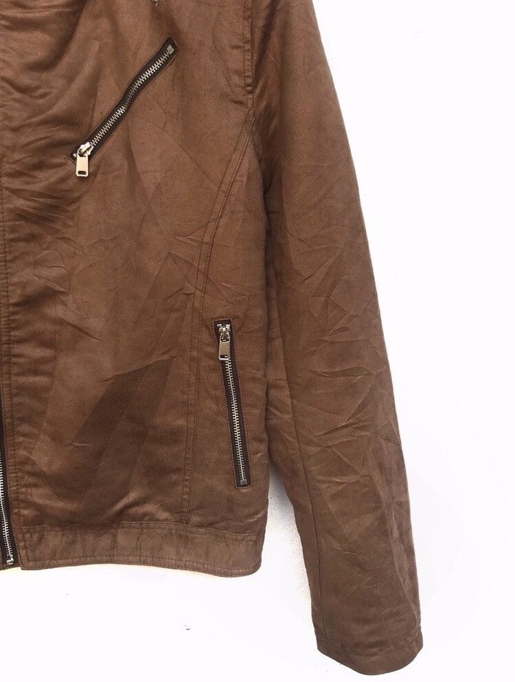 Japanese Brand 🔥Avail Mode Leather Jacket Fleece Sherpa Inside Size US S / EU 44-46 / 1 - 3 Thumbnail