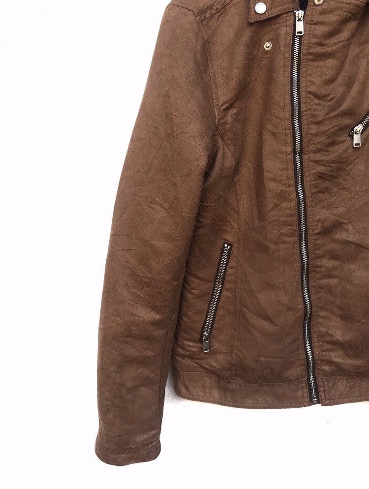 Japanese Brand 🔥Avail Mode Leather Jacket Fleece Sherpa Inside Size US S / EU 44-46 / 1 - 4 Thumbnail