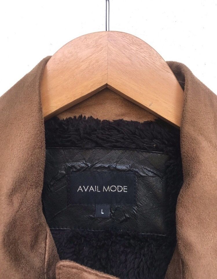 Japanese Brand 🔥Avail Mode Leather Jacket Fleece Sherpa Inside Size US S / EU 44-46 / 1 - 6 Thumbnail